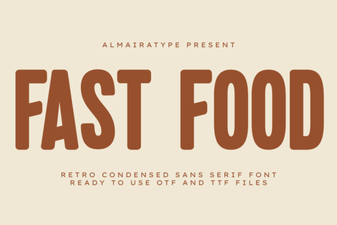 Fresh Font Ideas for Fast Food Branding