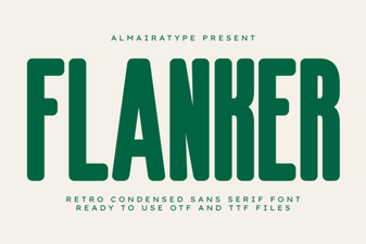 Explore Typography Projects with Flanker Font