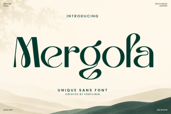 Mergola Font: Creative Design & Typography Projects
