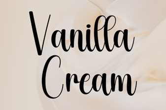 Vanilla Cream Fonts for Modern Web Design